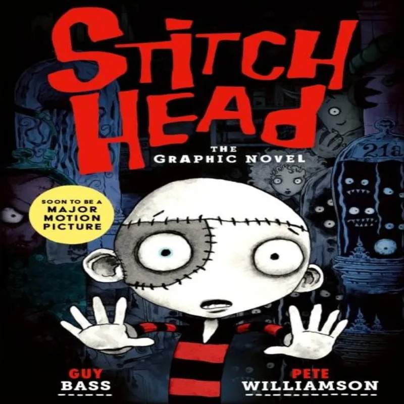 Guy Bass Stitch Head: The Graphic Novel Paperback Book Multicolor