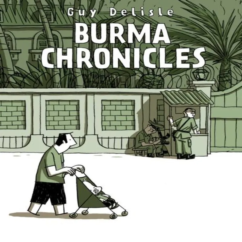 Guy Delisle Burma Chronicles Paperback Book Multicolor