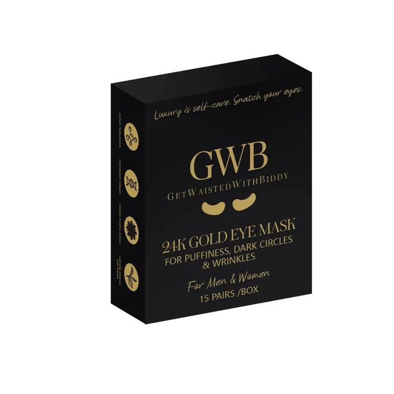 Gwb Shapewear 24K Gold Collagen Hydrogel Eye Mask Patches Size: 1 - Gold
