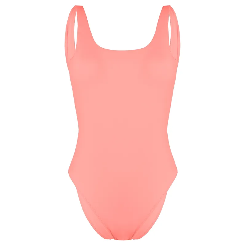 Gymshark Open Back Womens Pink Swimsuit - Size X-Large