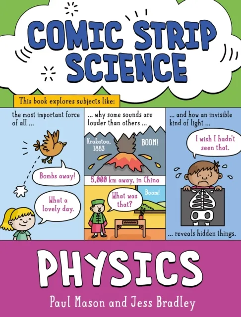 Paul Mason Comic Strip Science: Physics Paperback Book Multicolor