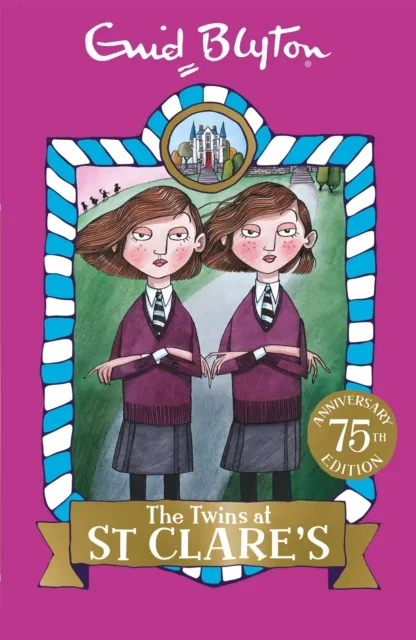 Enid Blyton Twins at St Clare's Paperback Book Multicolor