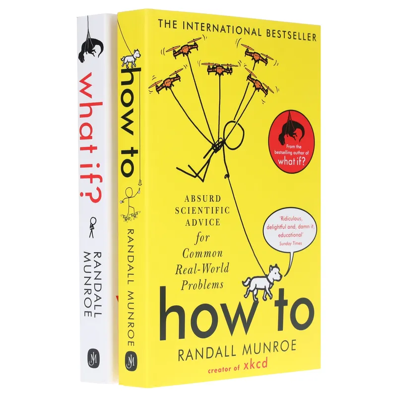 John Murray Randall Munroe Collection 2 Books Set (How To & What If?)