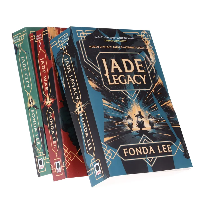 Orbit The Green Bone Saga Trilogy – 3 Book Collection Set by Fonda Lee Epic Urban Fantasy Series (Jade City, Jade War, Jade Legacy)