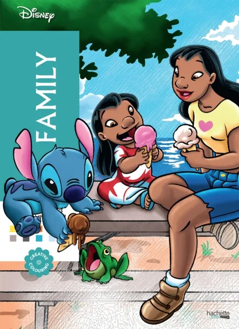 Hachette Mystery Colouring - Family : Reveal Iconic Disney Characters With Colour By Number