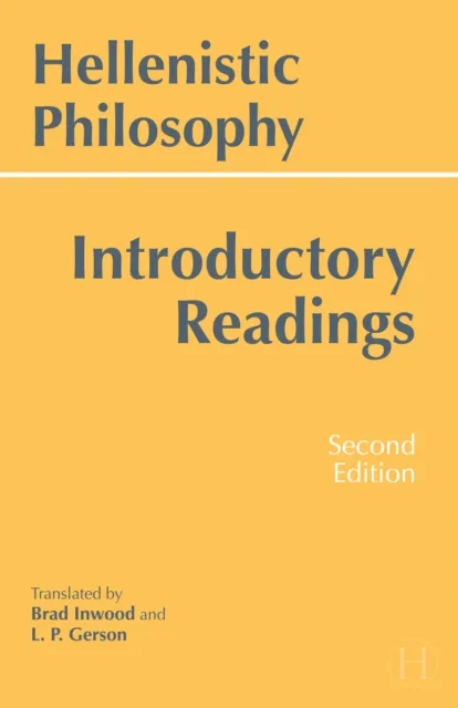 Hackett Publishing Co, Inc Hellenistic Philosophy