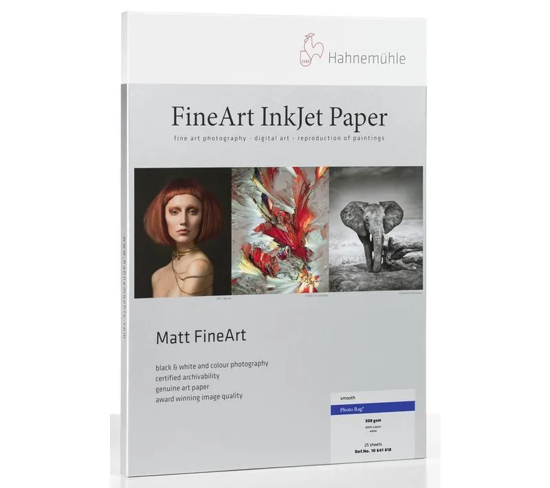 Hahnemuehle Digital FineArt Photo Rag A4 Matte Photo Paper - 25 Sheets