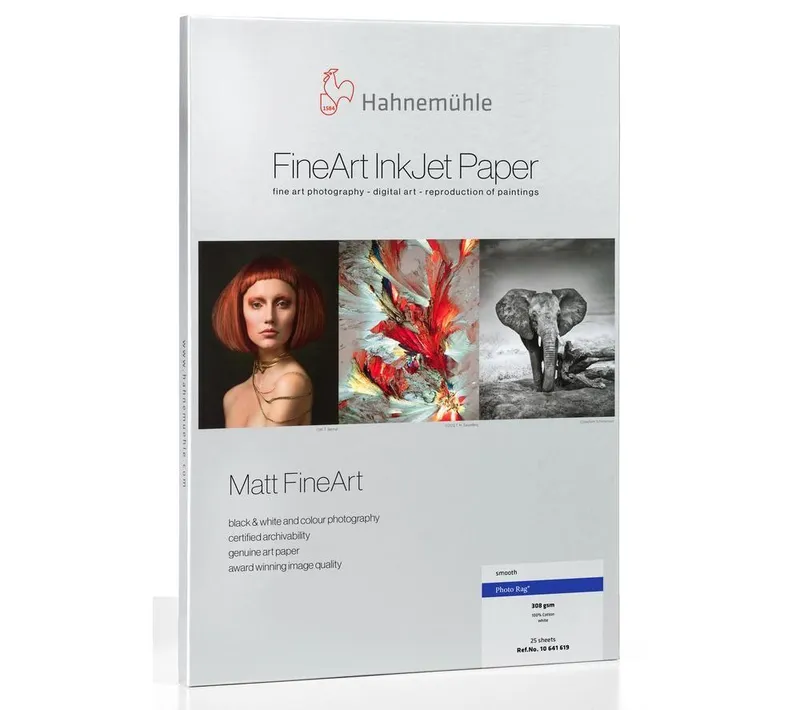 Hahnemuehle Digital FineArt Photo Rag A4 Matte Photo Paper - 25 Sheets
