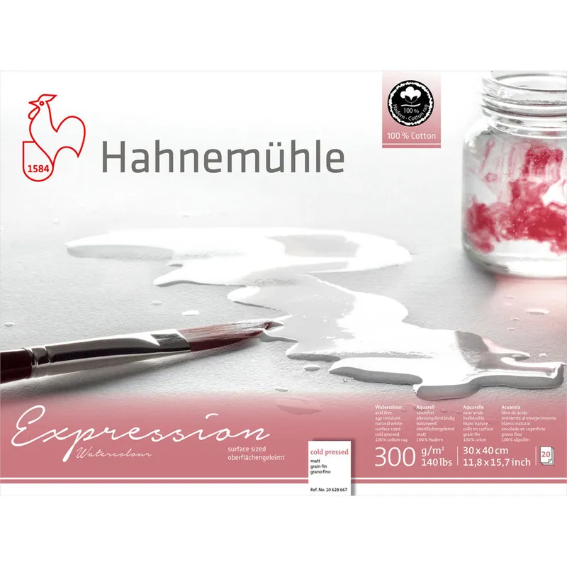 Hahnemuhle Hahnemuehle Expression Watercolour Pad (Cold Pressed)