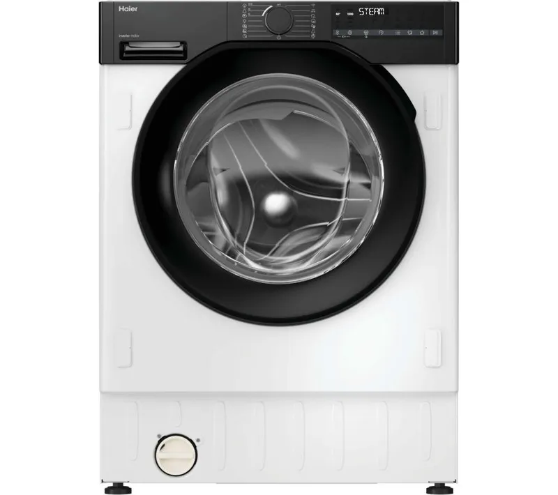 Haier Series 6 BHA6S696M6DB9-80 Integrated 9 kg Washer Dryer, White