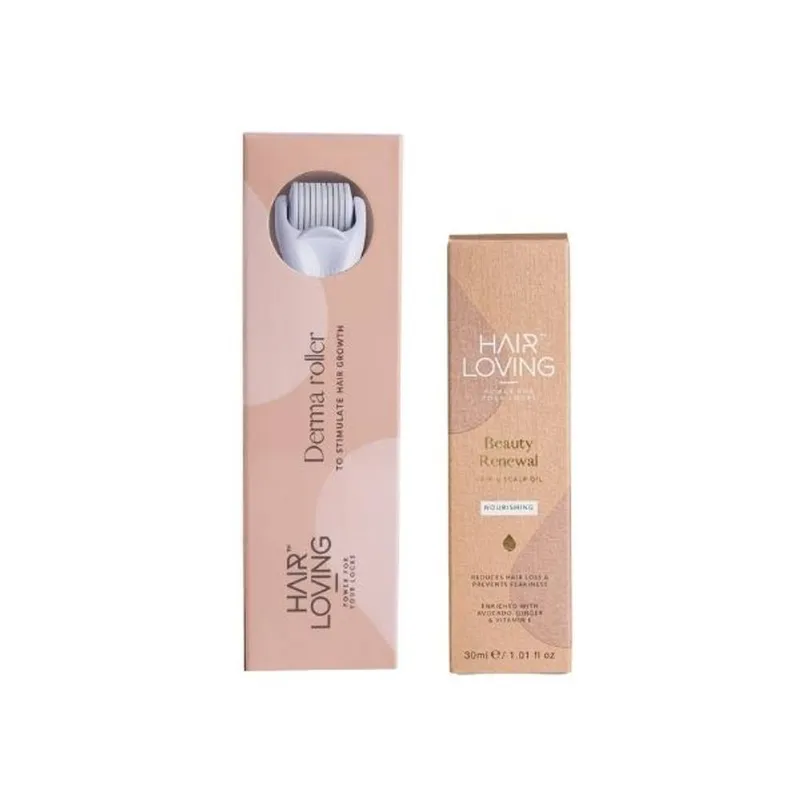 Hair Loving Hair Regrowth Bundle Beauty Renewal Oil 50ml in Pale Orange - Pale Orange