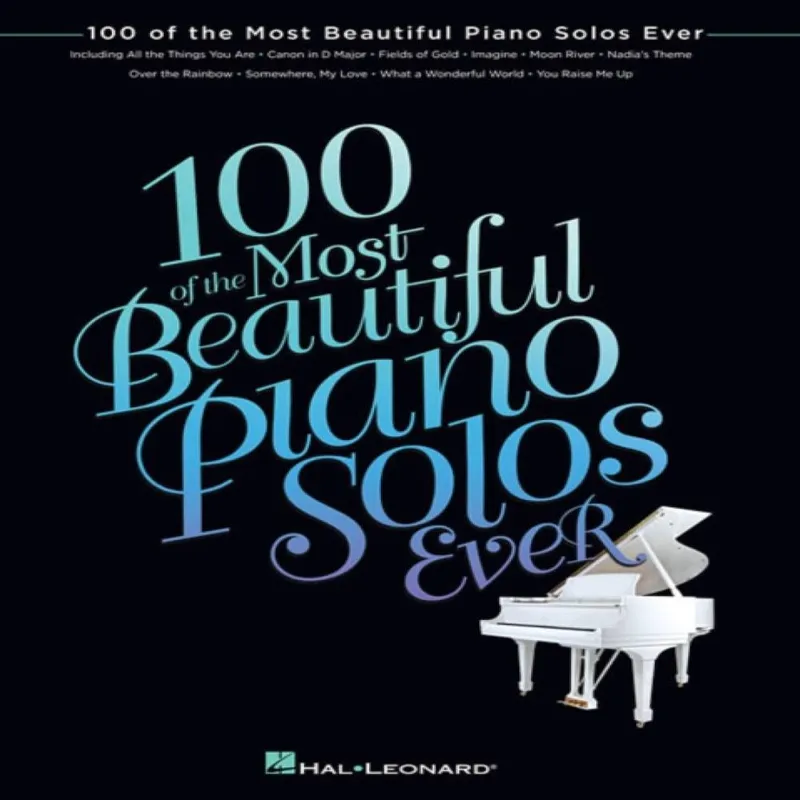 Hal Leonard Corporation 100 Of The Most Beautiful Piano Solos Ever