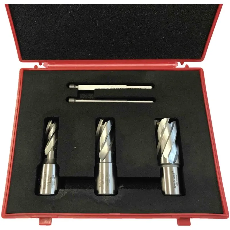 Rotabroach 3 Piece Hss Raptor Mag Drill Cutter Set