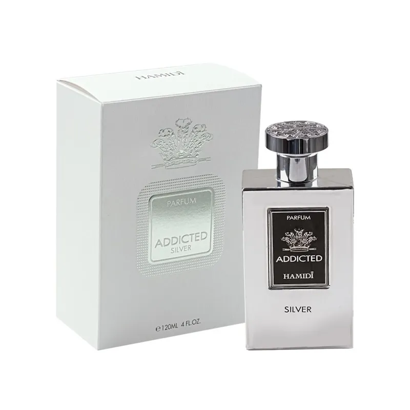 Hamidi Unisex Addicted Silver Eau De Parfum 120ml in White White female