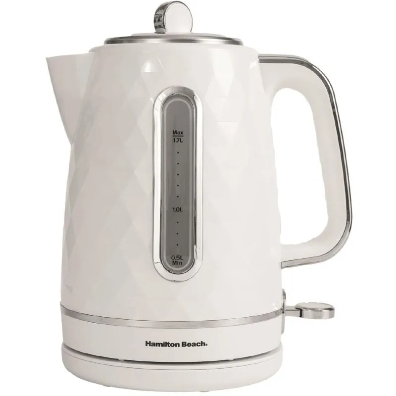 Diamond Electric Kettle 1.7L White - Hamilton Beach