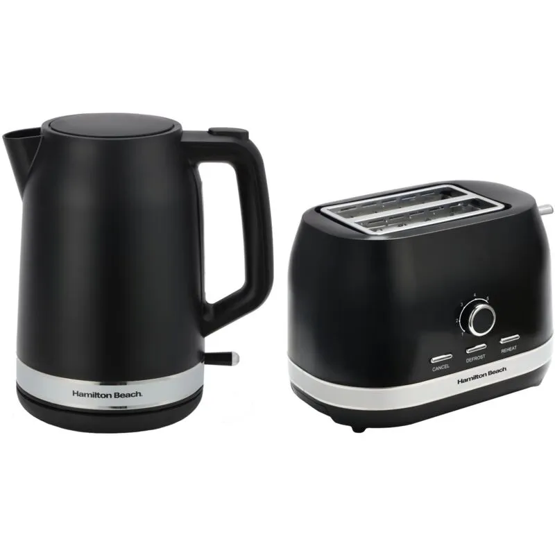 Ella Kettle & Toaster Set Black - Hamilton Beach