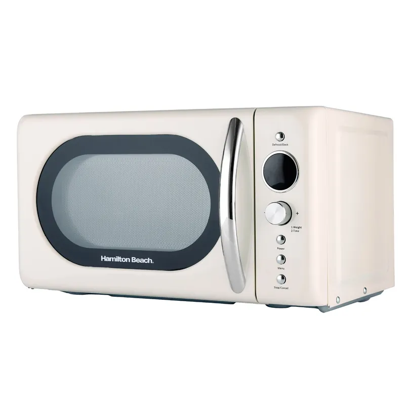 Hamilton Beach 20L Retro Cream Microwave Cream