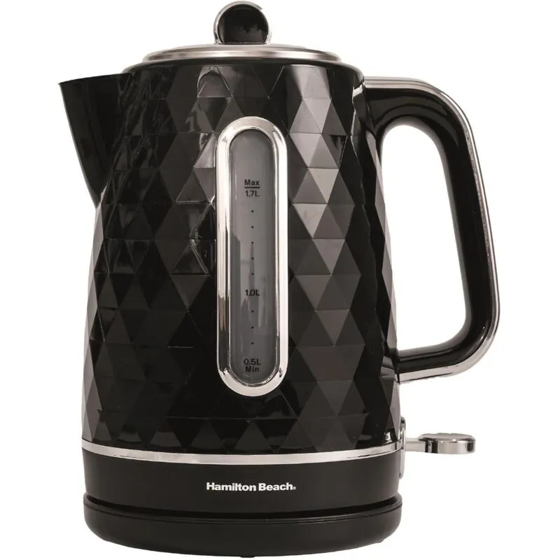 Hamilton Beach Diamond Electric Kettle 1.7L Black