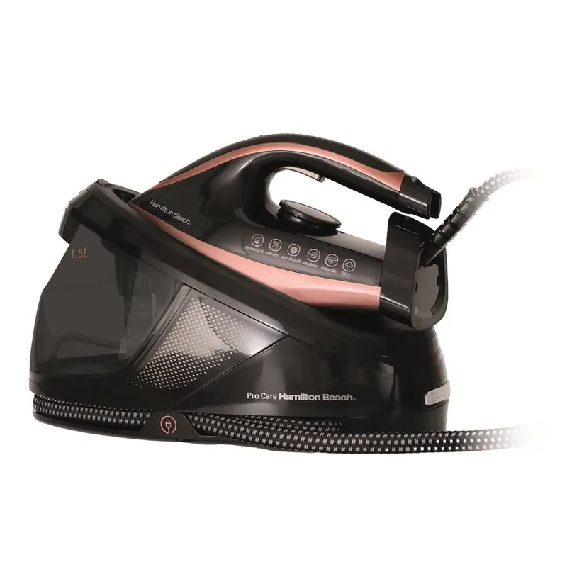 Hamilton Beach Pro Care Steam Generator Iron in Black Black