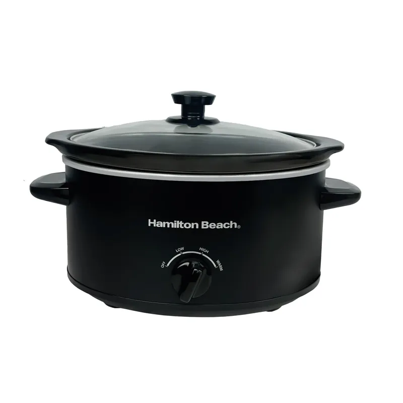 Hamilton Beach 'The Comfort Cook' 3.5L Black Slow Cooker Black