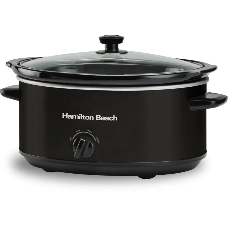 Hamilton Beach - The Family Favourite' 6.5L Black Slow Cooker