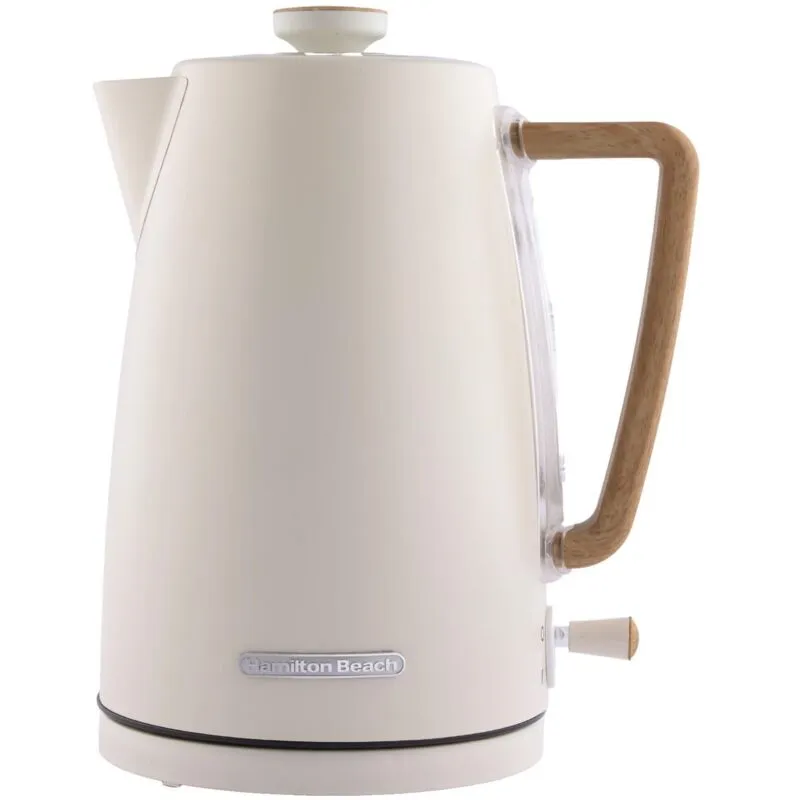 Scandi Electric Kettle Matte Cream 1.7L - Hamilton Beach