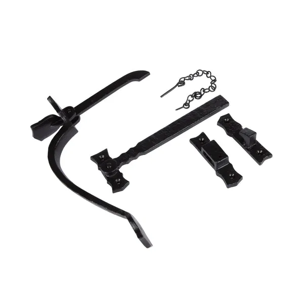 Hammer & Tongs 240mm Black Rustic Suffolk Latch