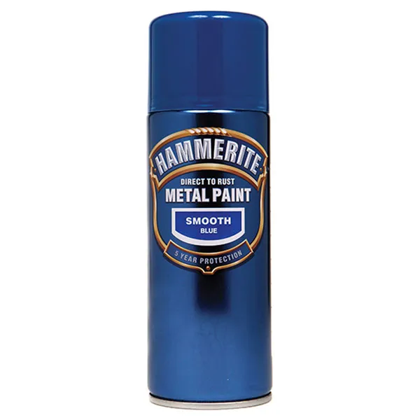 Hammerite Direct to Rust Smooth Finish Aerosol Blue 400ml