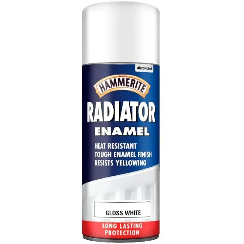 Hammerite 5084780 Radiator Enamel Aero Gloss White 400ml