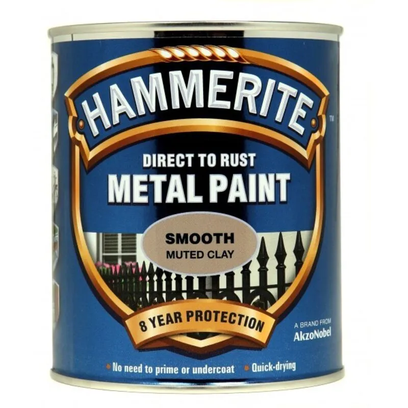 Hammerite Direct to Rust Metal Paint Muted Clay 750ml