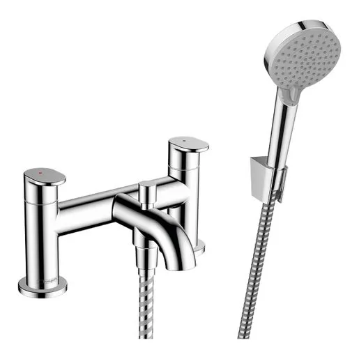 Hansgrohe Vernis 2 Taphole Bath Shower Mixer Tap Chrome 71461000