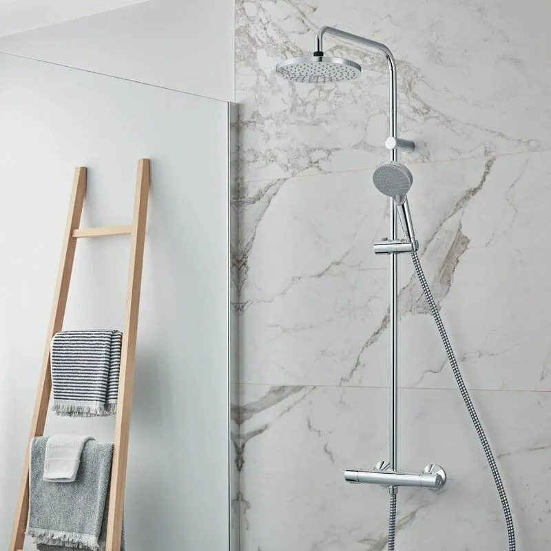 Hansgrohe Vernis Blend Showerpipe 200 1Jet Green With Thermostat Chrome 26318000