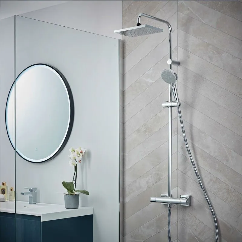 Hansgrohe - Vernis Shape Thermostatic Mixer Shower Handset Head Valve Chrome