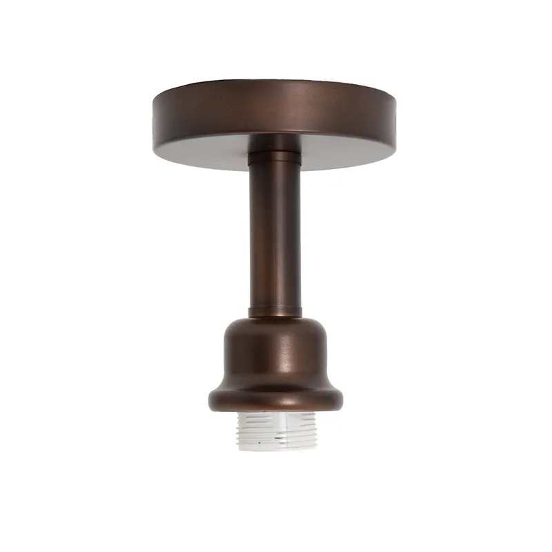 Contemporary Designer Short Semi Flush Matt Bronze Ceiling Rose