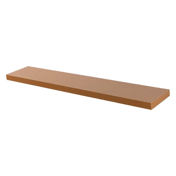 Harbour Housewares 100cm Brown Modern Floating Shelf
