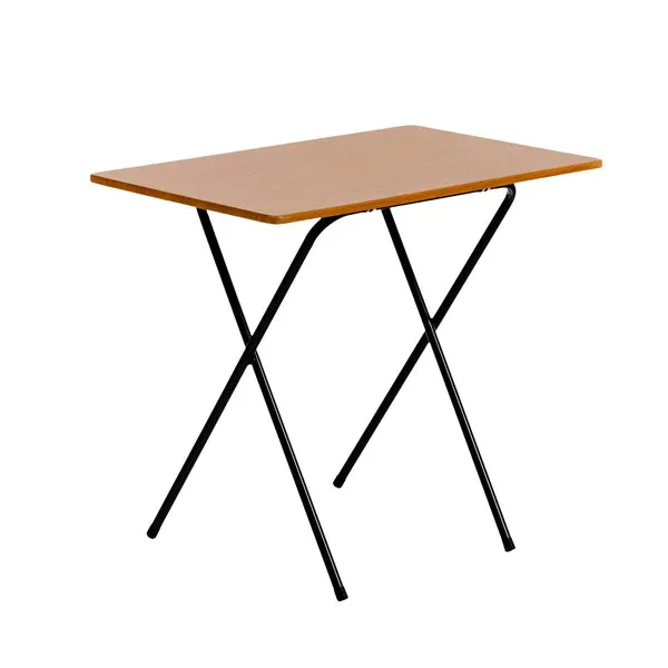 Harbour Housewares Wooden Folding Desk - Wood and Black