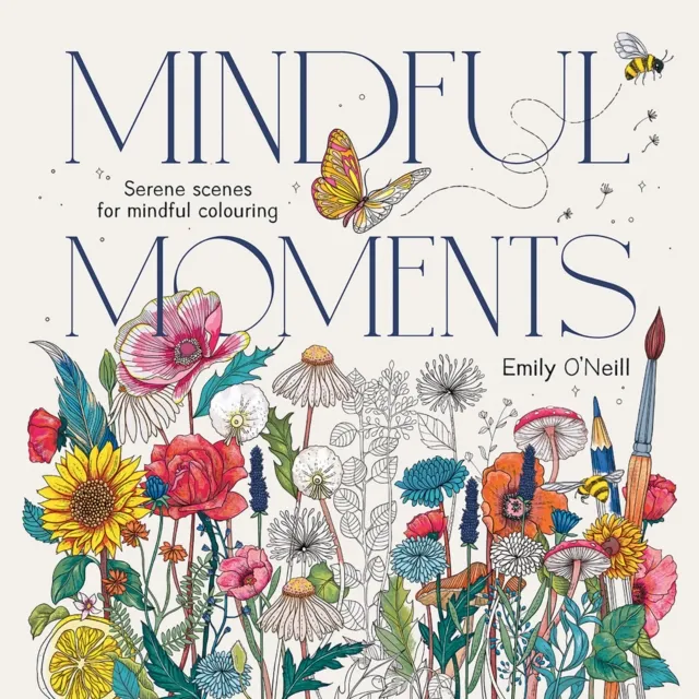 Hardie Grant Books Mindful Moments : Serene Scenes For Mindful Colouring