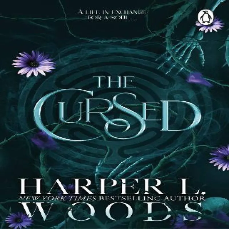 Harper L. Woods Cursed Paperback Book Multicolor