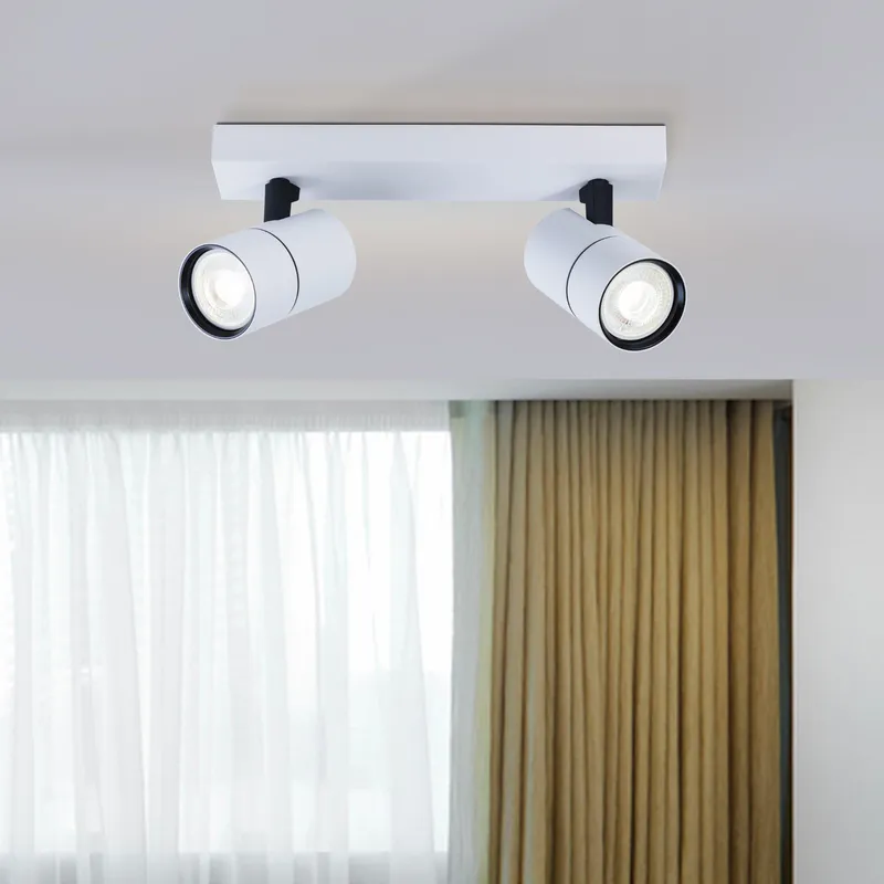 Harper Living 2 Light GU10 Spotlight 2x GU10 White White