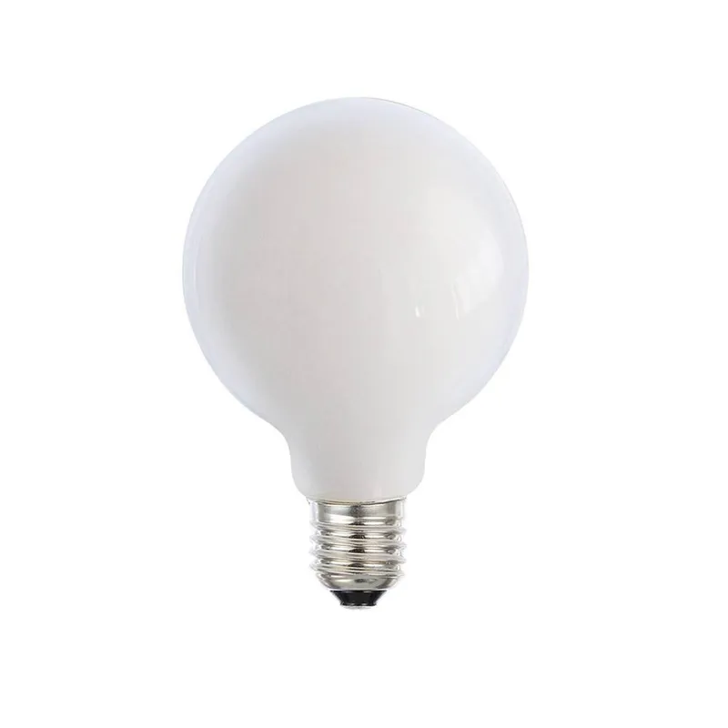Harper Living 8 Watts G125 E27 LED Bulb Opal Globe Warm White Dimmable White