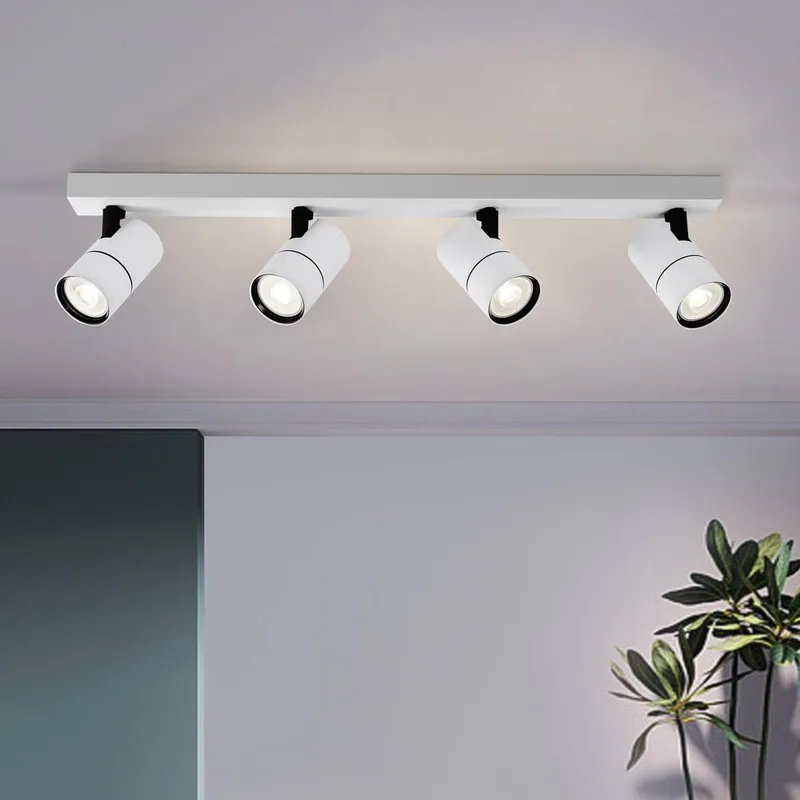 Harper Living Unisex 4 Light GU10 Spotlight 4x GU10 in White White One Size female