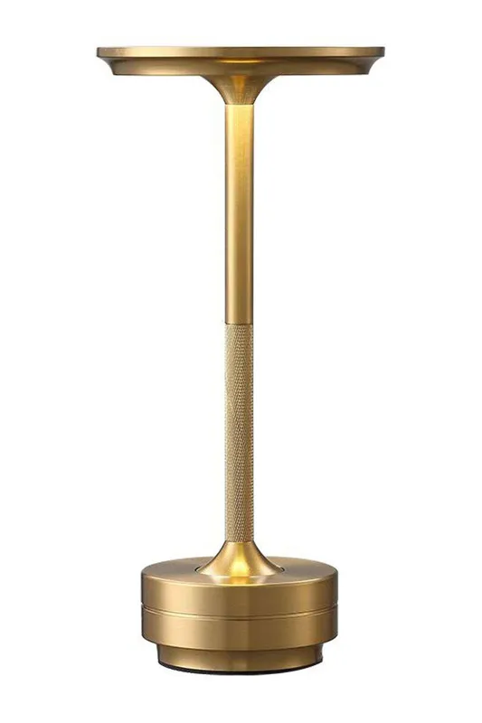 Harper Living Cordless Rechargeable LED Table Lamp, Dimmable & Colour Changing in Gold Gold