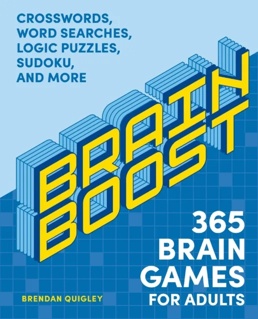 HarperCollins Focus Brain Boost: 365 Brain Games For Adults : Crosswords, Word Searches, Logic Puzzles, Sudoku, And More