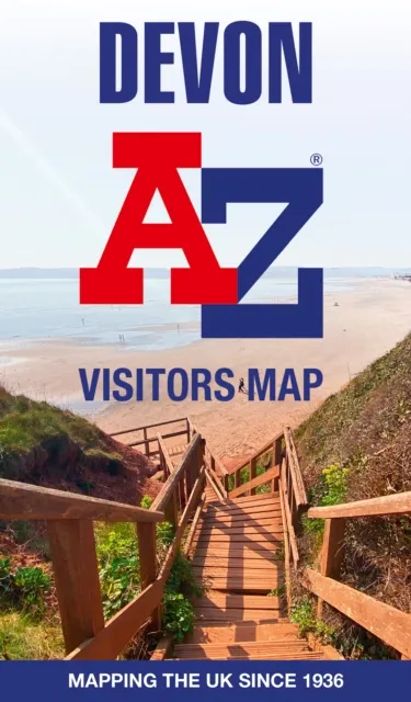 HarperCollins Publishers Devon A-Z Visitors Map