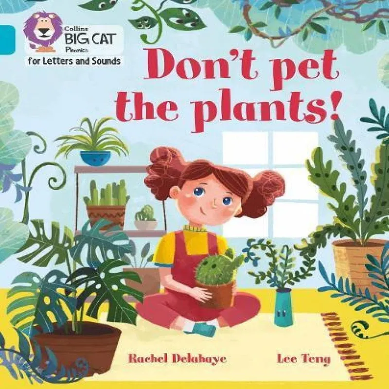 Rachel Delahaye Don't Pet the Plants Paperback Book Multicolor