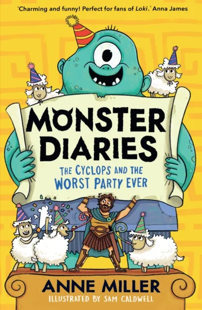 Anne Miller Monster Diaries Cyclops & PB Paperback Book Multicolor