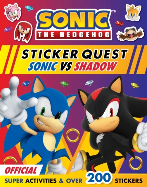 HarperCollins Publishers Sonic The Hedgehog Sticker Quest: Sonic Vs Shadow