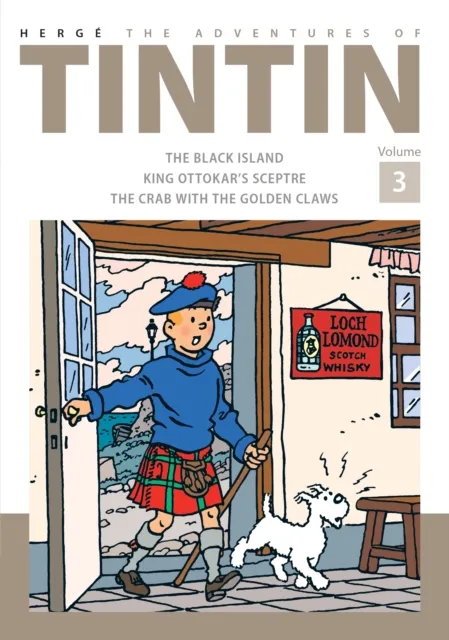 Herge Adventures of Tintin Volume 3 Hardback Book Multicolor