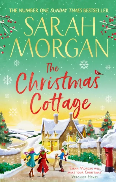 Sarah Morgan Christmas Cottage PB Paperback Book Multicolor