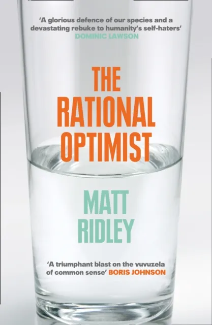 Matt Ridley Rational Optimist Paperback Book Multicolor